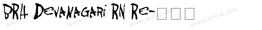 BRH Devanagari RN Re字体转换